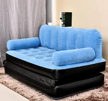 205 cm X 146 cm X 66 cm odkryty l leniwy dmuchany sofa mieszkanie składane łóżko wielofunkcyjne sofa