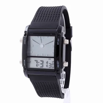 Wielofunkcyjne Cyfrowe Zegarek dla Mężczyzn z Podwójnym Wyświetlaczem Led, Zegar-Budzik, Sportowe Smart-Zegarek na Świeżym Powietrzu, Relogio Masculino