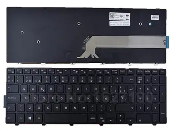 SP Hiszpańska Klawiatura Do Laptopa Dell Inspiron 15-5000 Serii 5547 5521 5542 CZARNA RAMKA Laptop WIN8