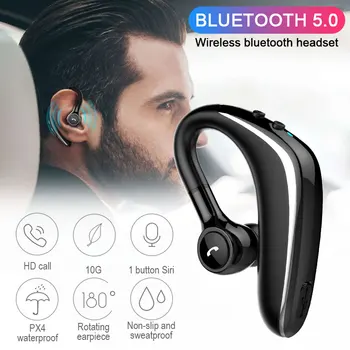 Bezprzewodowe Słuchawki Bluetooth Głośnomówiący Zestaw Samochodowy Bluetooth Do Telefonu komórkowego, Wysokiej jakości zestaw Słuchawkowy bez rąk W uchu Bez rąk