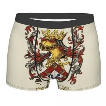 Spersonalizowane Wykonane Na Zamówienie Majtki-Bokserki Arms Of King Of Portugal Underwear Men Stretch Livro do Armeiro-Mor