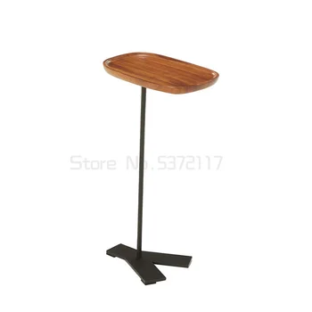 Stolik nocny do sypialni mini ruchomy stół z litego drewna salon szczelina nowoczesny narożny stolik